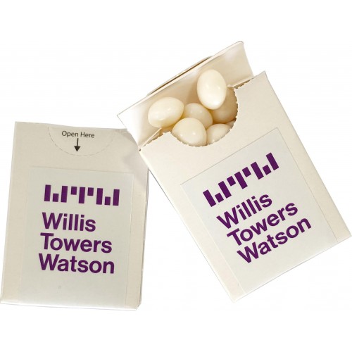 Flip Lid Cardboard Box with Chewy Mints 25g